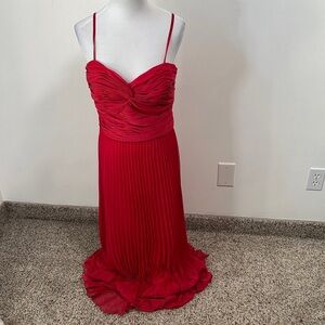 🟣 Escape Pleated Formal Cocktail Dress